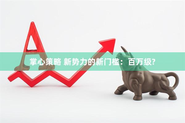 掌心策略 新势力的新门槛：百万级?